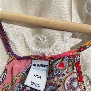 Old Navy Multicolor Paisley Blouse